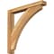 Ekena Millwork Thorton Block Rough Sawn Bracket w/ Offset Brace, Western Red Cedar, 4"W x 26"D x 26"H BKT0402X26X26THR05RWR - alternate 1